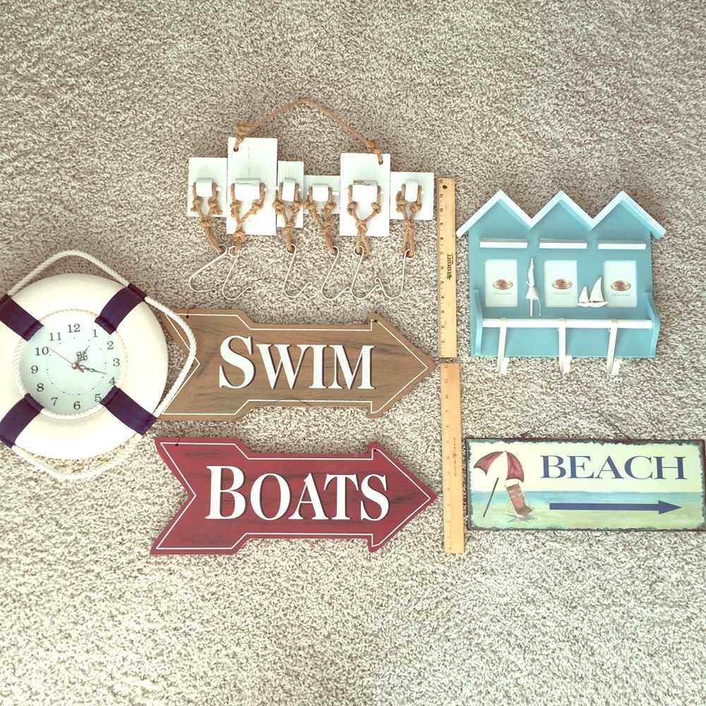 Beach Home Decor Wall hangers Bundle